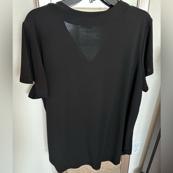 89th & Madison Blouse Women's V-Neck - Picture 4 of 6